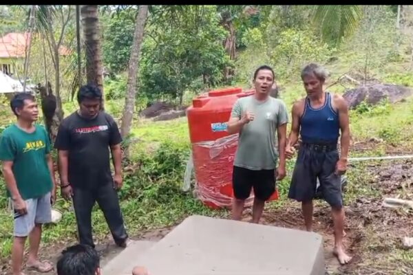 Teriakan NKRI Harga Mati dari Warga Limau Manis Setelah Dapat Menikmati Air Bersih Dari TMAB