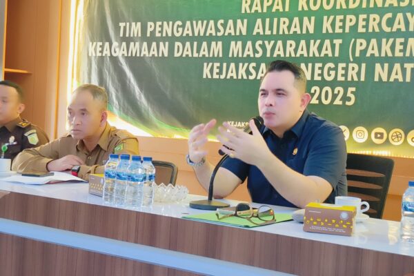 Kejari Natuna Gelar Rakor Pengawasan Aliran Kepercayaan dan Keagamaan